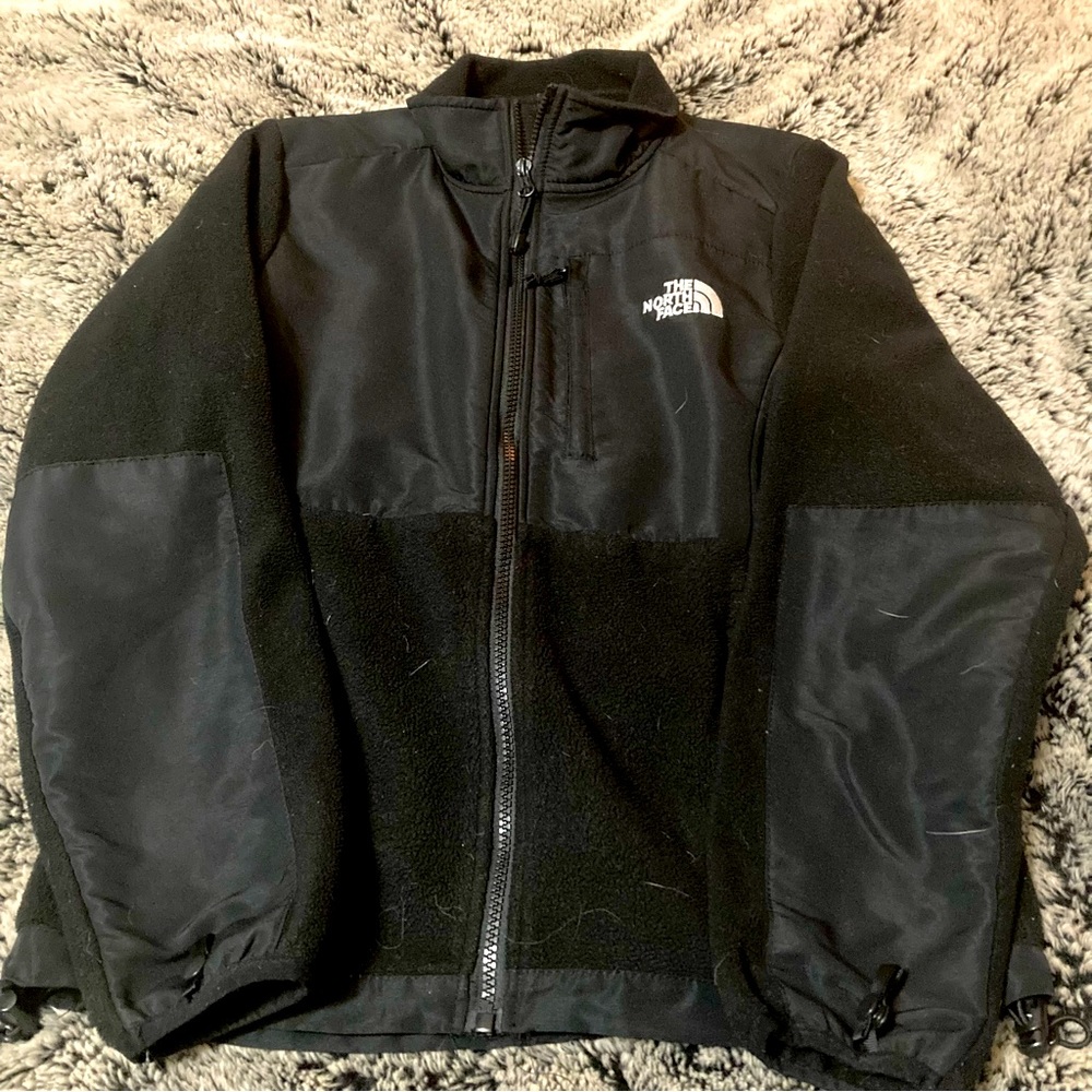 North Face black unisex fleece size small perfect for winter